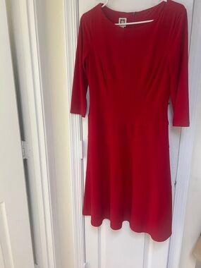 Anne Klein Red Dress